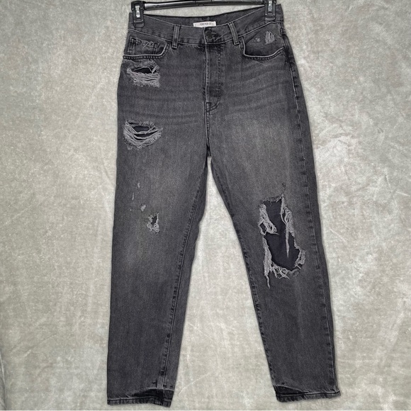 Set of 2 Ripped Jeans Both Size 28 Pacsun Vintage Icon & Forever 21 Straight Leg - Picture 3 of 14